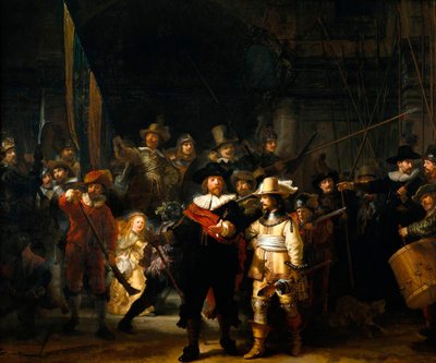 The Night Watch, 1642 by Rembrandt van Rijn