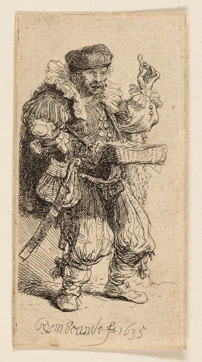 The Quacksalver by Rembrandt van Rijn
