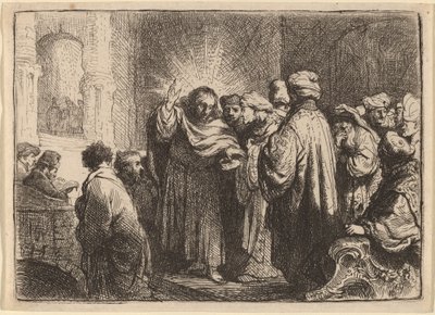 The Tribute Money by Rembrandt van Rijn