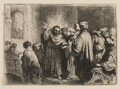 The Tribute Money by Rembrandt van Rijn
