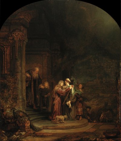 The Visitation by Rembrandt van Rijn