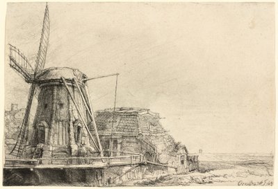 The Windmill by Rembrandt van Rijn