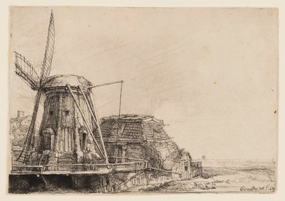 The Windmill by Rembrandt van Rijn