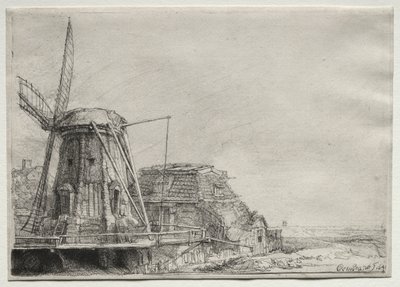 The Windmill by Rembrandt van Rijn