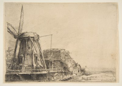 The Windmill by Rembrandt van Rijn