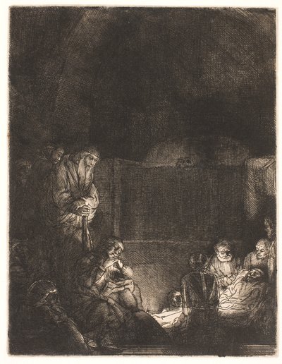 The Entombment by Rembrandt van Rijn