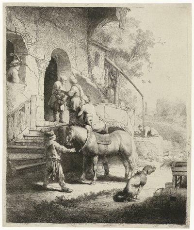 The Good Samaritan by Rembrandt van Rijn