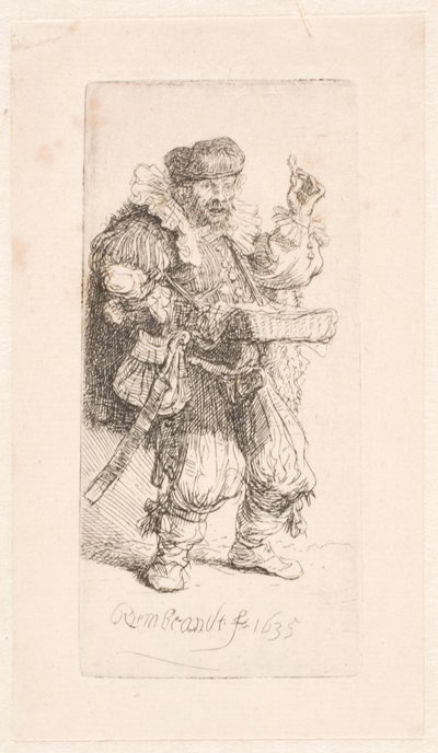 The Quacksalver by Rembrandt van Rijn