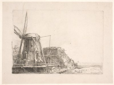 The Windmill by Rembrandt van Rijn