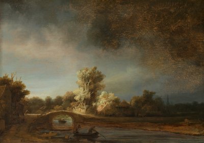 The Stone Bridge by Rembrandt van Rijn