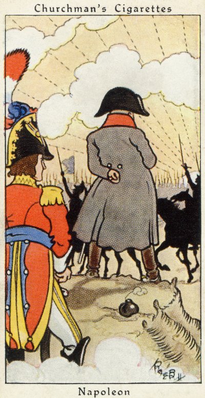 Napoleon Bonaparte - Standing by René Bull