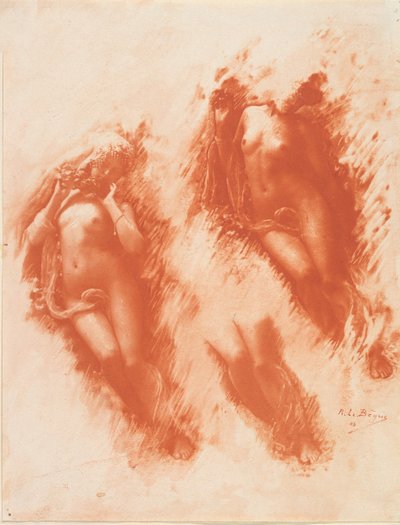 Study in Orange by René Le Bègue