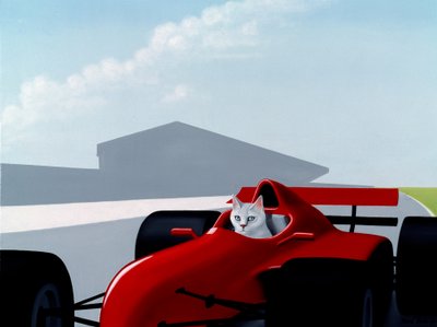Formula 1 Cat by Rene Boin