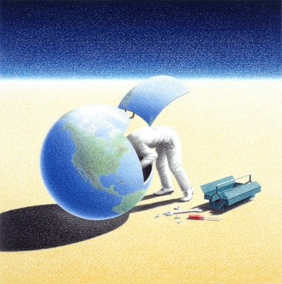Globe by Rene Boin