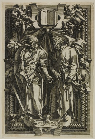 Saint Paul and Saint Peter by Rene Boyvin
