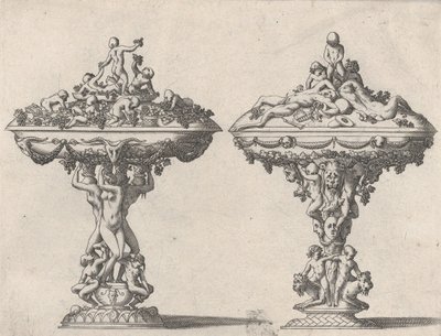 Two Cups by Rene Boyvin