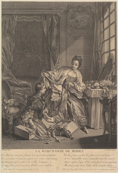Fashion Merchant, 1746-55 by Rene Gaillard