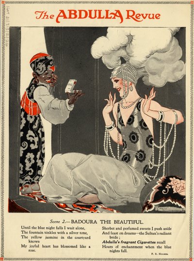 Abdulla Cigarettes by Rene Vincent
