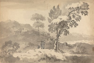 Three Figures in a Landscape by Rev. William Gilpin