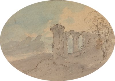 View of Castle Ruin by Rev. William Gilpin