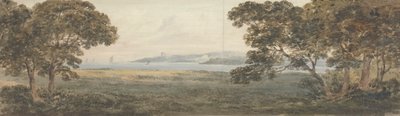 Wooded Landscape Overlooking an Estuary by Rev. William Gilpin