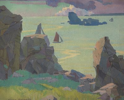 Finistère. 1926 by Rhona Haszard