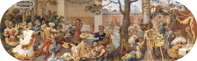 A Florentine Festival: Pastimes after Lunch by Ricciardo Meacci