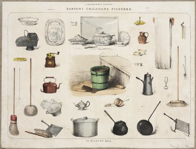 Household Utensils, c 1870-1900 by John Pardon