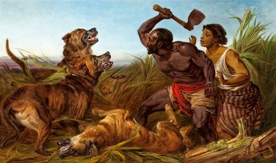 The Hunted Slaves by Richard Ansdell