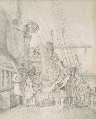 Crossing the Tropic, Oct. 15, 1826 by Richard Bridgens