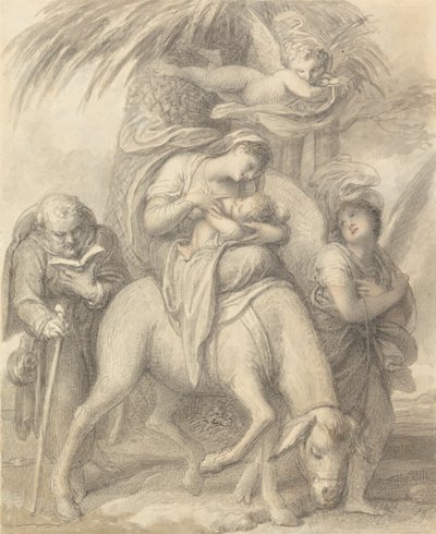 Flight into Egypt by Richard Cosway