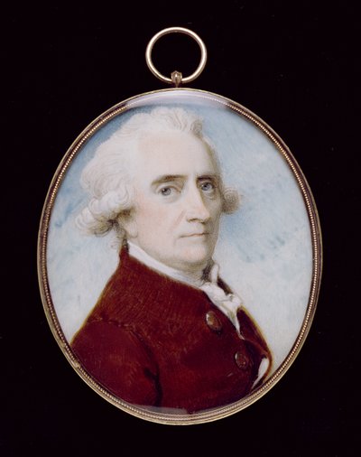 Self portrait miniature by Richard Cosway