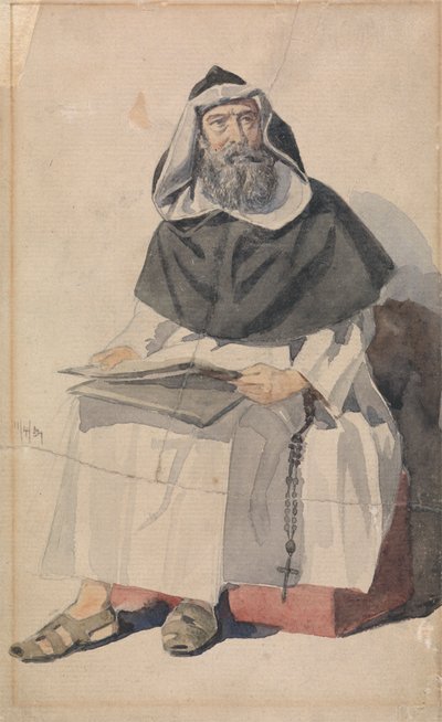 Portrait of a Monk by Richard Dadd