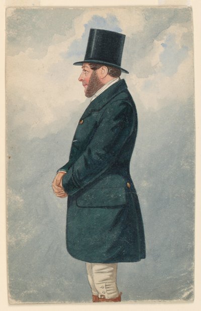 Portrait of George Beets by Richard Dighton