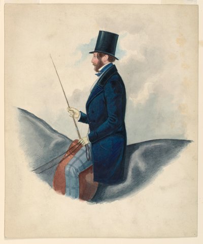 Portrait of Unidentified Man by Richard Dighton