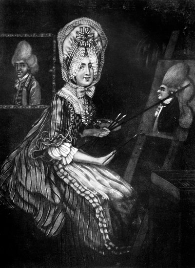 The Paintress of Macaronis by Richard Dighton