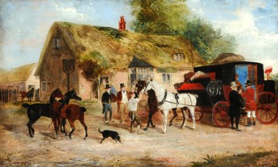 Coach Scene by Richard Dodd Widdas