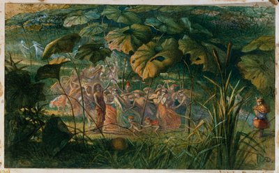 Fairy Dance in a Clearing by Richard Doyle