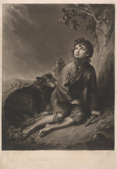 A Shepherd Boy by Richard Earlom