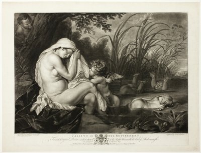 Calisto in Her Retirement by Richard Earlom