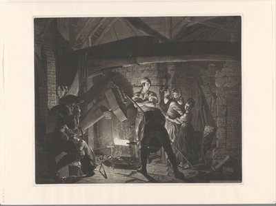 Family in an Iron Forge by Richard Earlom