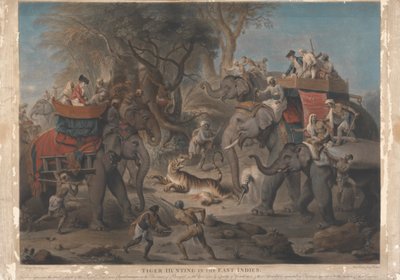 Tiger Hunting in the East Indies by Richard Earlom