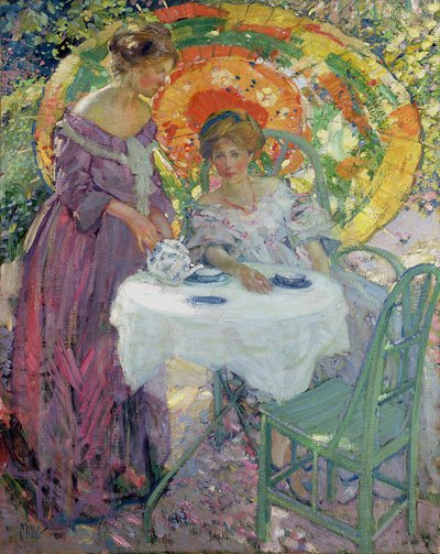 Afternoon Tea by Richard Emil Miller