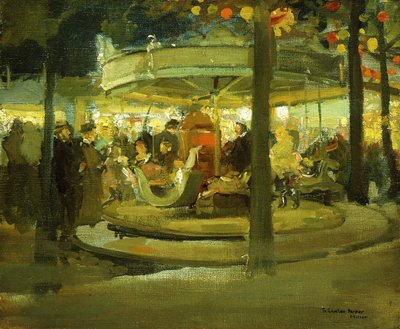 Carousel, c.1900-1901 by Richard Emil Miller