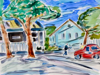 A Small Town by Richard Fox