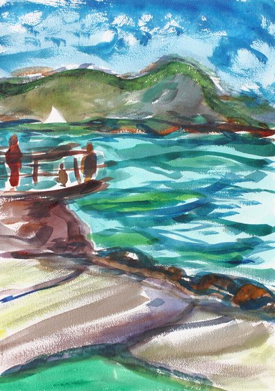 Elephant Rock, Tiburon by Richard Fox