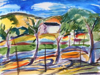 Field and Lonely House by Richard Fox