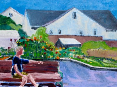Flowerbeds, 2019 by Richard Fox
