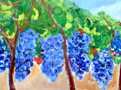 Grapes on the Vine by Richard Fox