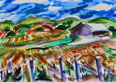 Napa in Autumn by Richard Fox